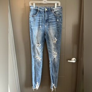 AE Highest Rise Ripped Jegging - Women’s 10 Long